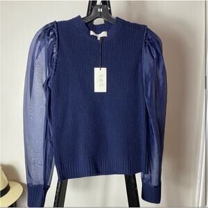 NWT NEW Sea New York Navy Knit Sweater